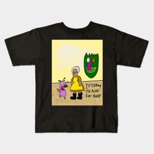 It’s ok to ask for help Kids T-Shirt